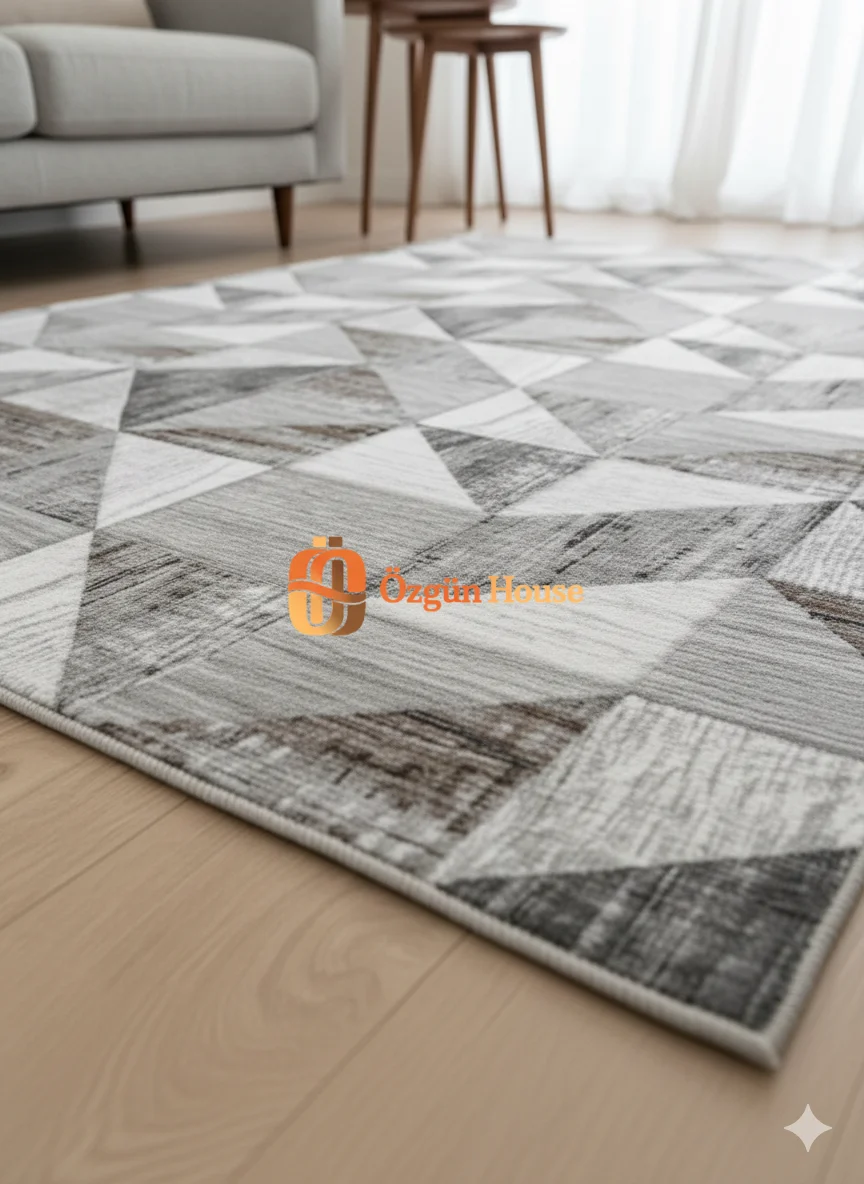 "Elite Modern" Jel Tabanlı Kaymaz Halı Serisi 2 görsel 2