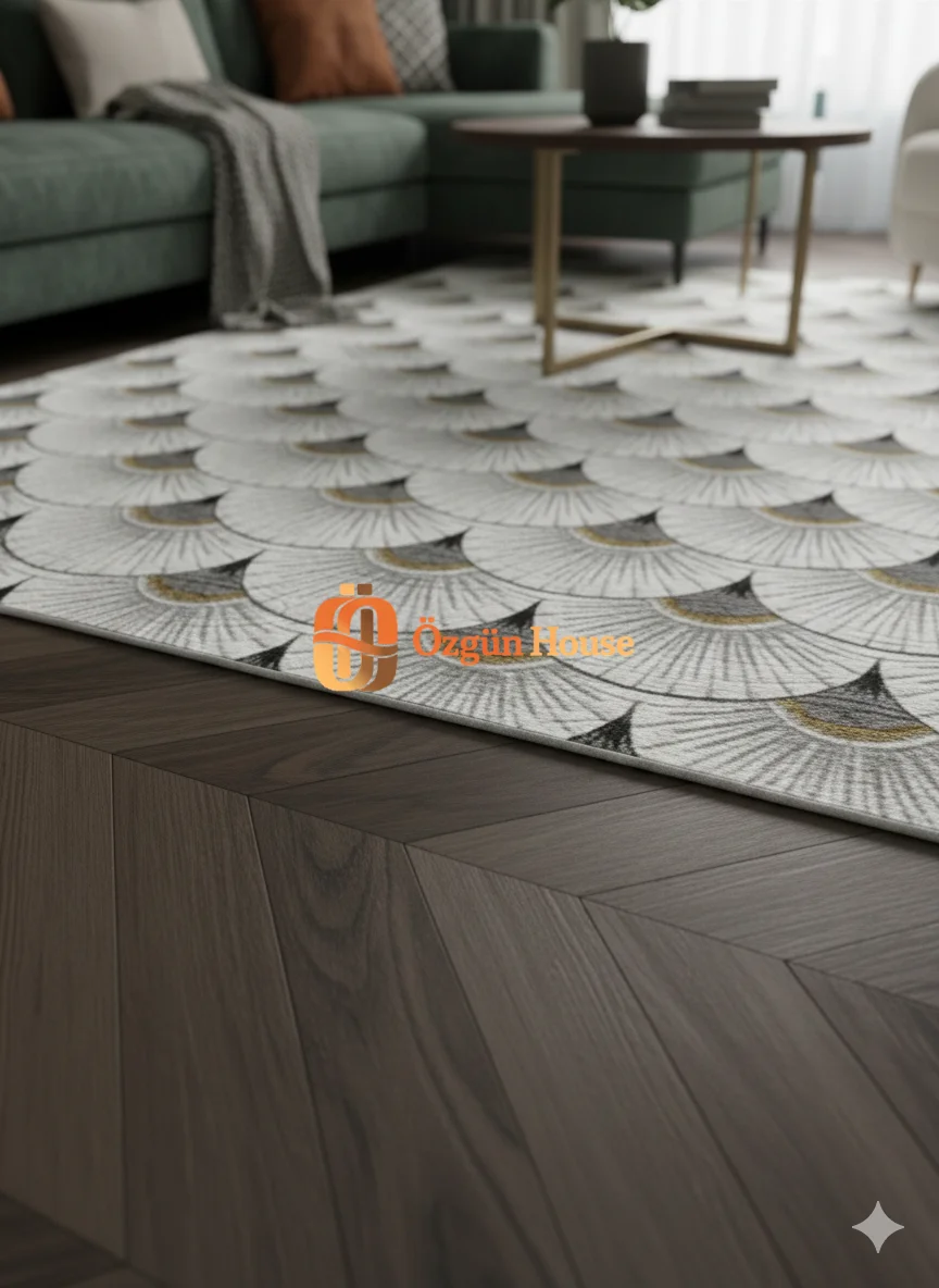 "Elite Modern" Jel Tabanlı Kaymaz Halı Serisi 14 görsel 2
